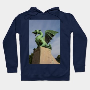 Dragon Bridge in Ljubljana, Slovenia Hoodie